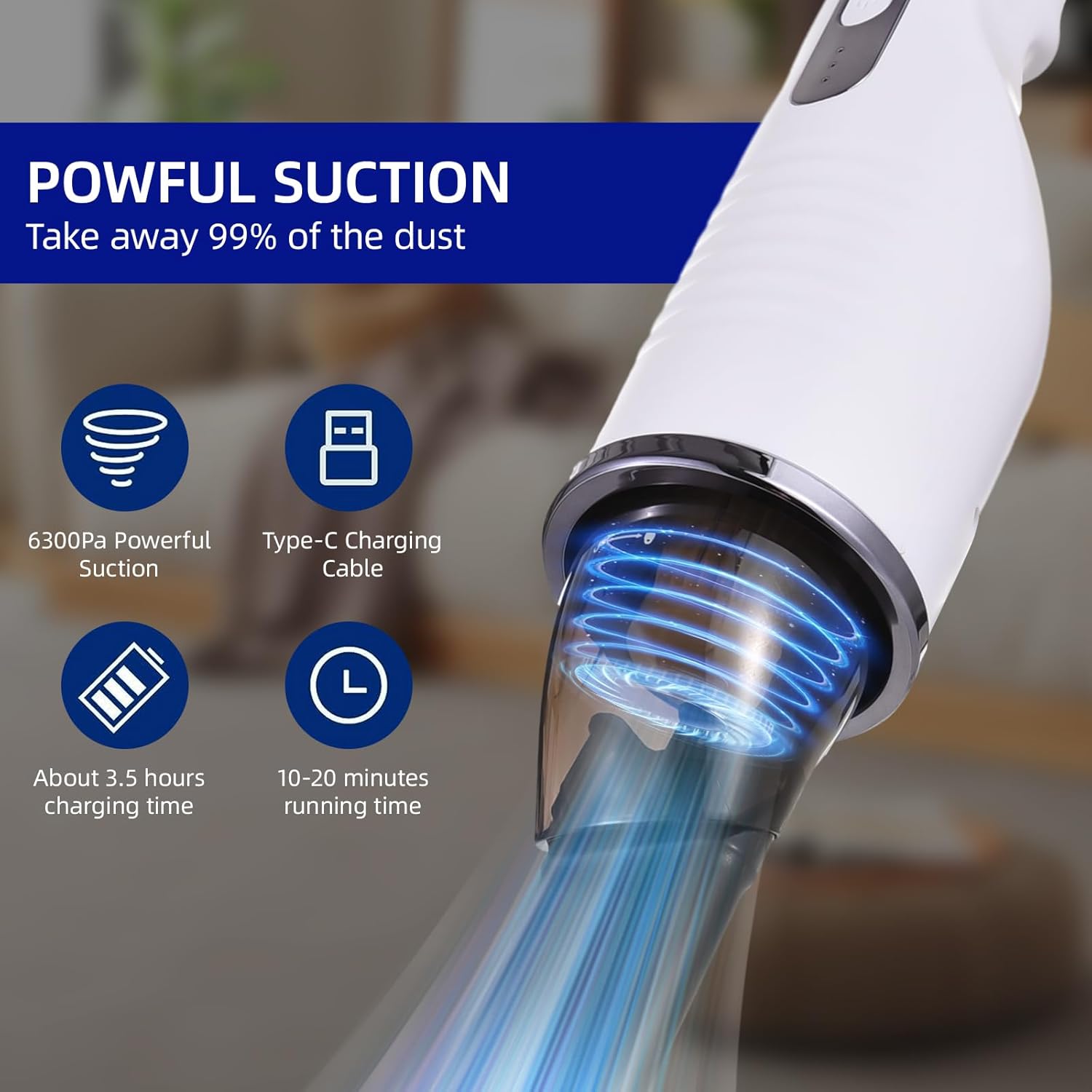 Handheld Vacuum er 6300Pa Powerful Suction Hand Vacuum Handheld Vacuum er 6300Pa Powerful Suction Hand Vacuum